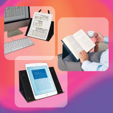 PROP-IT Portable Bookrest Copyholder & Digital Device Stand